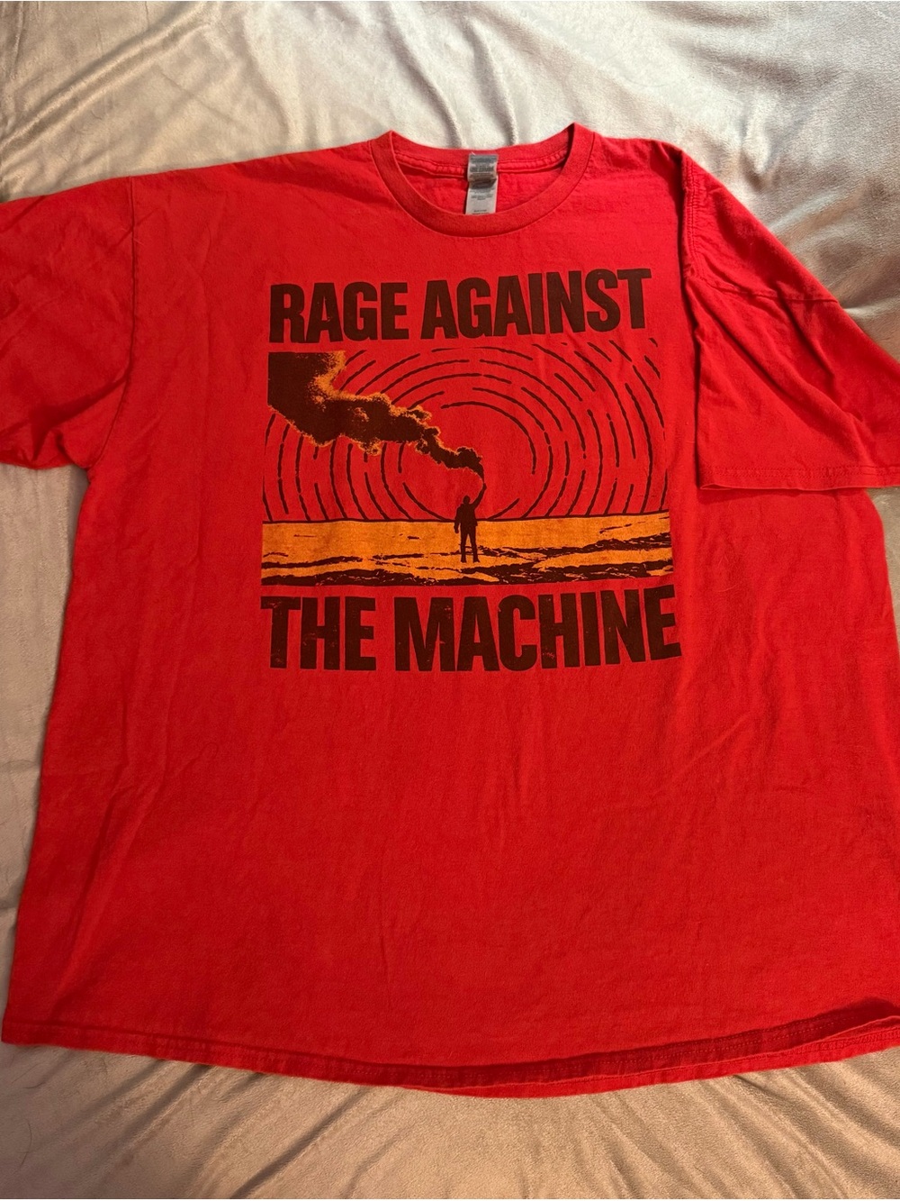 Rage Against The Machine Graphic Tee - Red